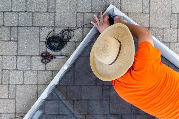 Patio Mesh Door Repair