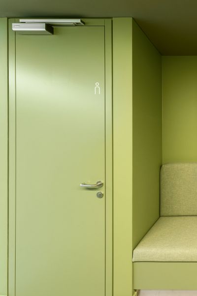 Restroom Door Repair