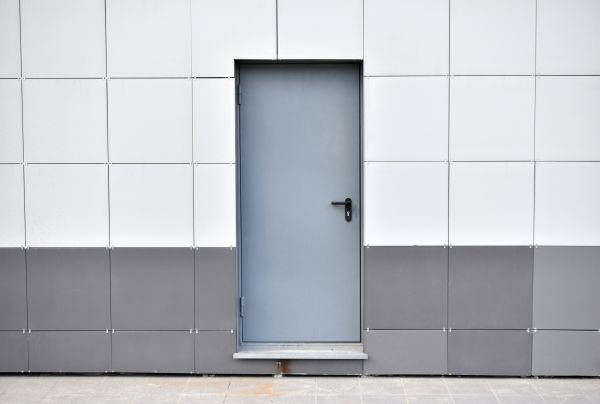 Steel Entrance Door Placement