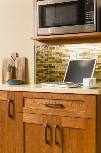 Glass Backsplash Installation