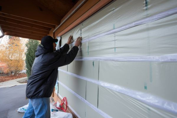 Door Insulation Installation